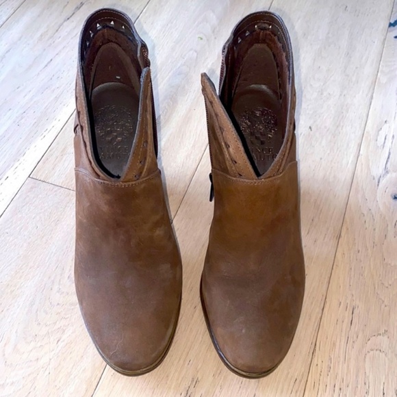 Vince Camuto Brown Leather Boots - Picture 2 of 7